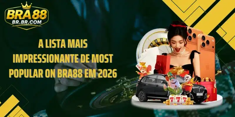 A lista mais impressionante de Most Popular on BRA88 em 2026