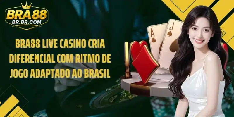 BRA88 Live Casino cria diferencial com ritmo de jogo adaptado ao Brasil