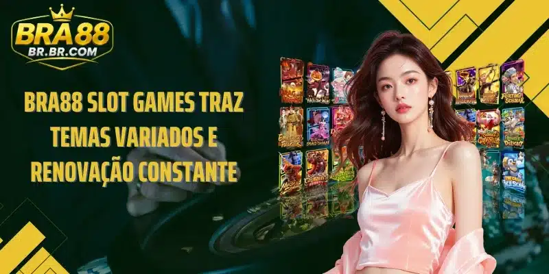 BRA88 Slot Games traz temas variados e renovação constante