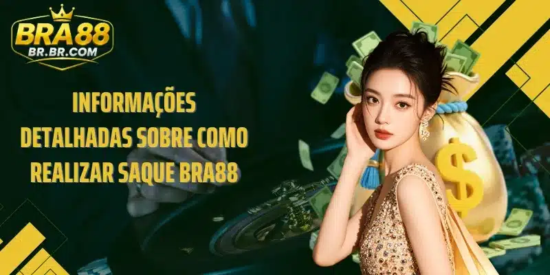 Informações detalhadas sobre como realizar Saque BRA88