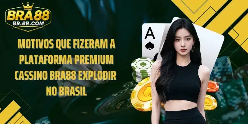 Motivos que fizeram a plataforma Premium Cassino BRA88 explodir no Brasil