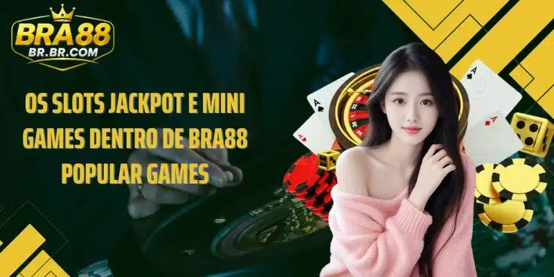 Os slots jackpot e mini games dentro de BRA88 Popular games