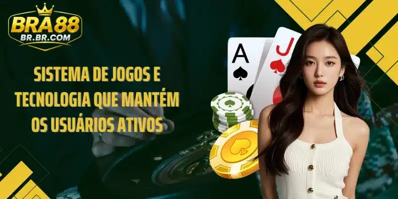 Sistema de jogos e tecnologia que mantém os usuários ativos